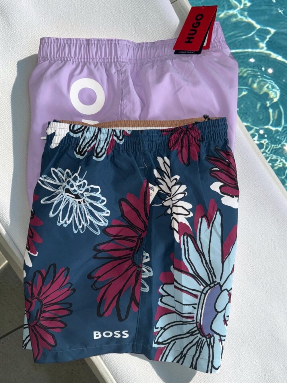 Two Large HUGO Boss SwimSuits